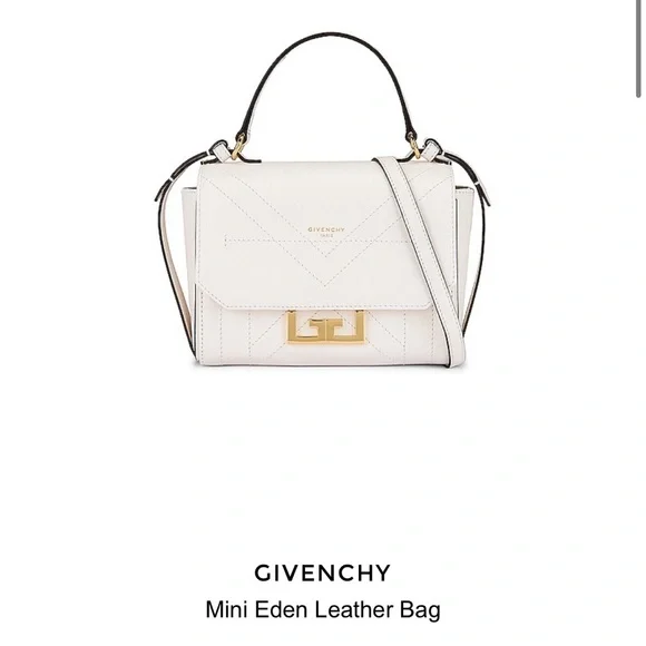 Givenchy Bags Givenchy Mini Eden Leather Crossbody Top Handle